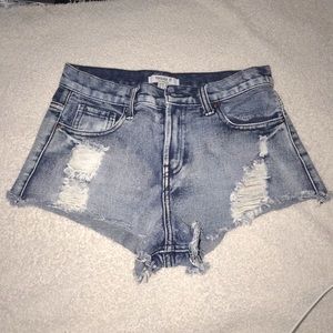High waisted shorts